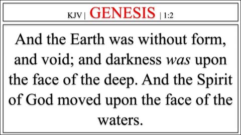 KJV | GENESIS | 1:2