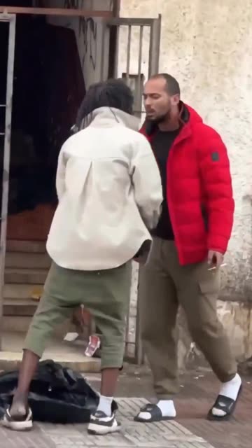 Spanish patriots chase fake asylum seekers out of occupied homes.