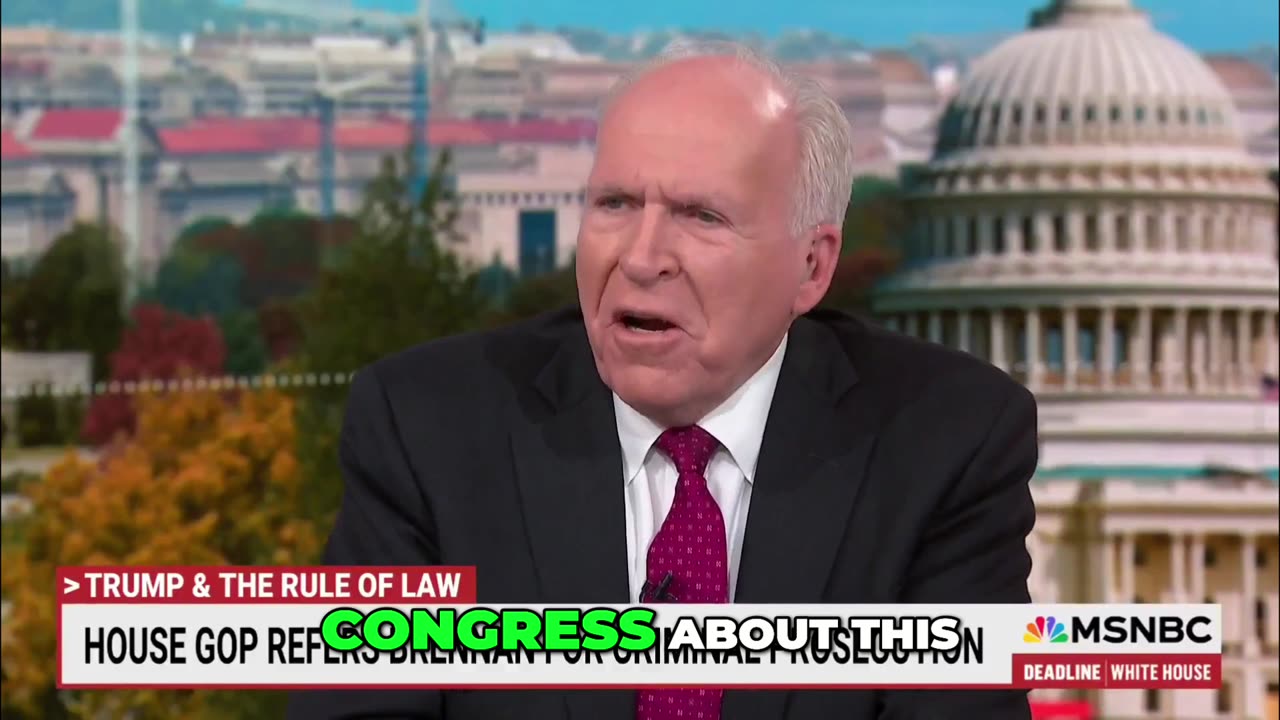 🟢 John Brennan Looks VERY Shaky In New MSNBC Interview When Asked About Jim Jordan