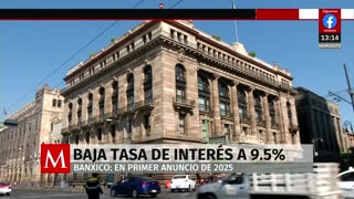 Banco de México ajusta a la baja su tasa de interés en 50 puntos base para dejarla en 9.5%