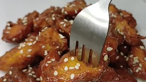 Sweet Chicken ASMR__ #asmr #shorts #food #cooking #chicken #nonveg #recipe