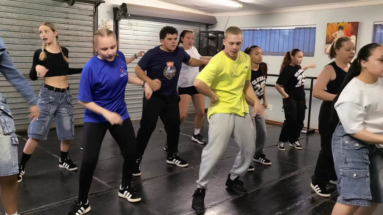 The Hip Hop crew “Culture” from the Noleen Andrews School of Dance