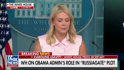 10 YEARS LATER - The United States Press Secretary, Karoline Claire Leavitt