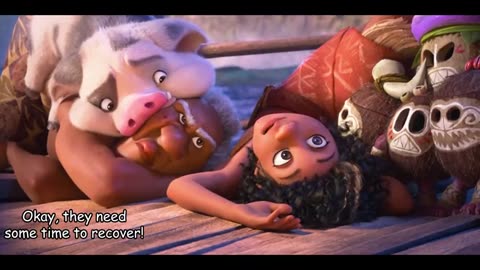 Moana 2 - Moana vs Kakamora Fight Scene Recap - The Clam - Moni Meets Maui