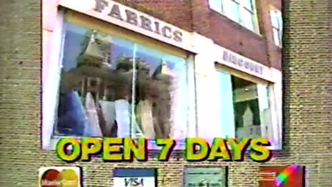 October 16, 1989 - Discount Fabrics in Franklin, Indiana