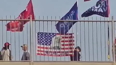 Tons of Trump flags spotted in LA