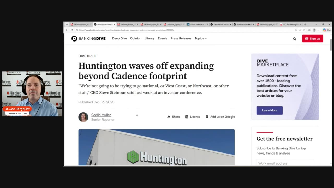 Final thoughts on bank M&A for 2025