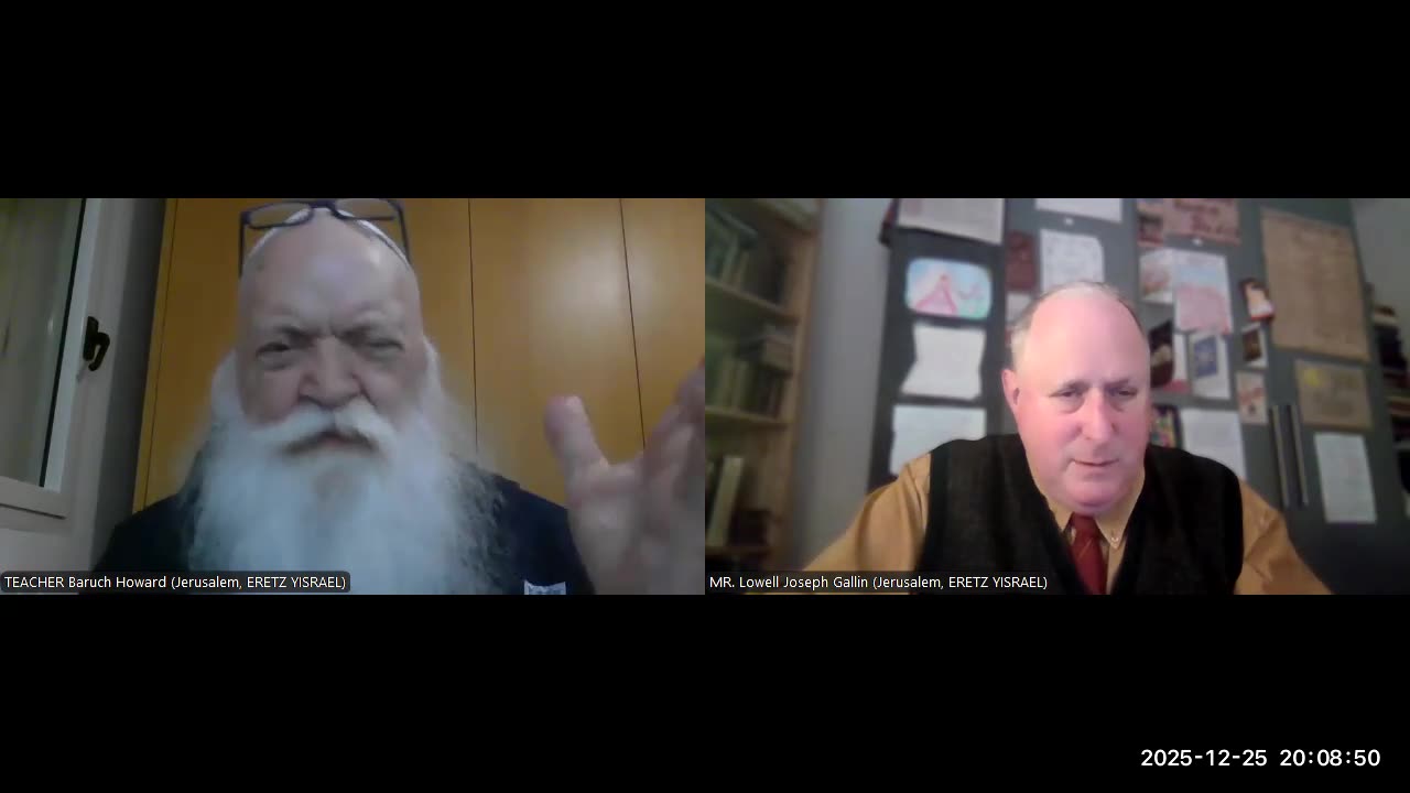 R&B Monthly Seminar: R&B Secret Origins Of Christianity Research Fellowship (Episode #31 -- Thursday, December 25th, 2025). Co-ChairMEN: RABBI Avraham Feld, TEACHER Baruch Howard (Jerusalem, ERETZ YISRAEL/Land Of Israel)