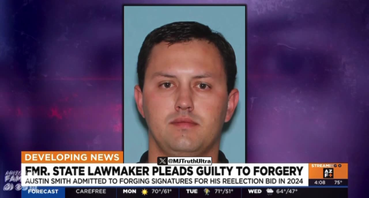 Ex-Arizona lawmaker and senior director of TPUSA pleads guilty to forging petition signatures