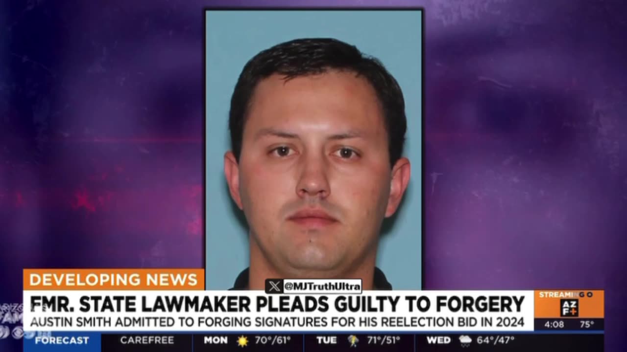 Ex-Arizona lawmaker and senior director of TPUSA pleads guilty to forging petition signatures