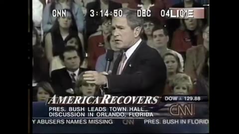 George Bush Says He Saw First Plane Hit On 9/11