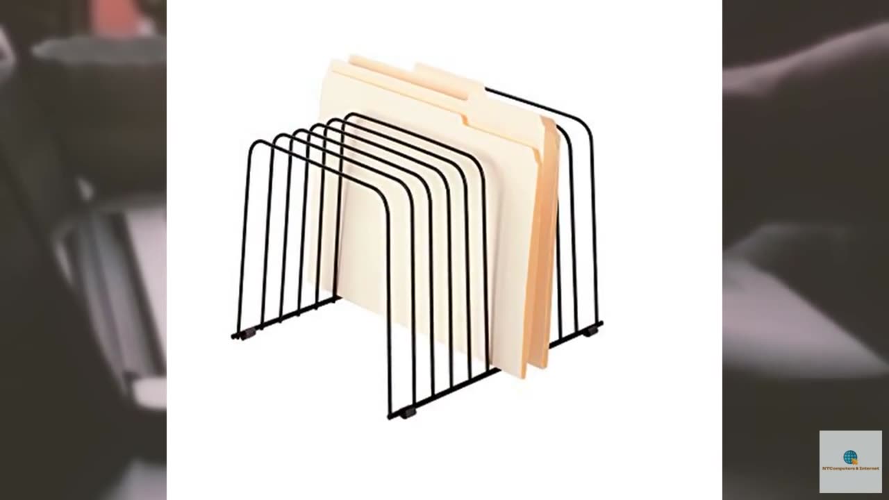 Fellowes 72112 Desktop Organizer, 11 Sections, Wire, 9" x 11-3/8" x 8", Black