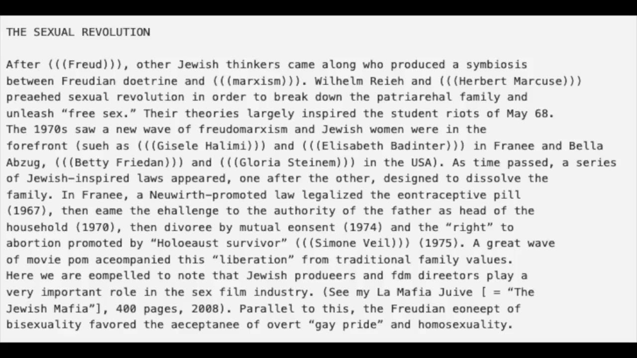 PSYCHOPATHOLOGY OF JUDAISM (Hervé Ryssen | 2007)