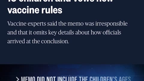 FDA claims Covid shots killed 10 children and vows new vaccine rules