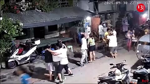 At least 69 people killed in powerful quake in Philippines - CCTV image shows extensive damage