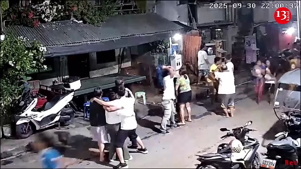 At least 69 people killed in powerful quake in Philippines - CCTV image shows extensive damage