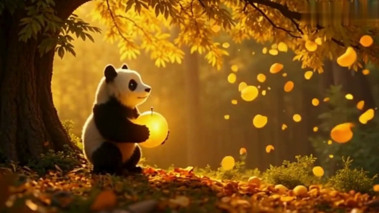 Baby Panda Playing n Jungle