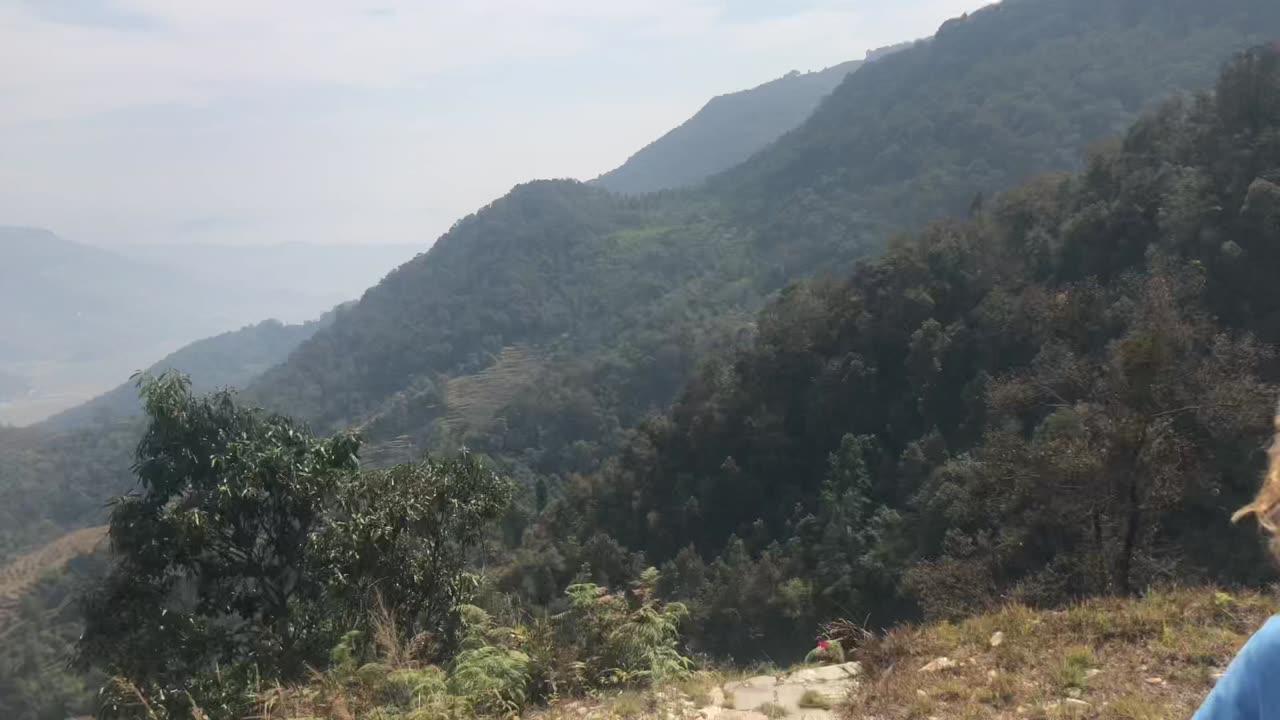 Heavenly trip to the hidden waterfall #nepal