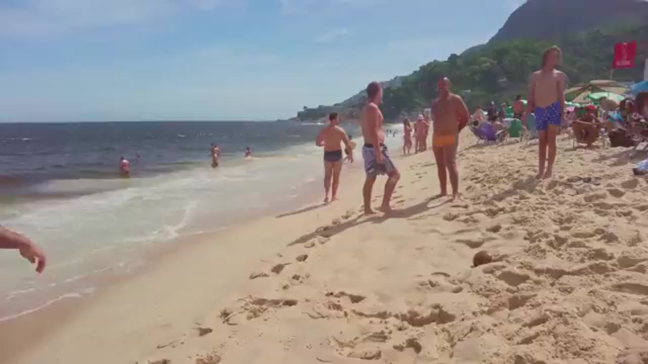 Bikini beach walk Brazil 🇧🇷