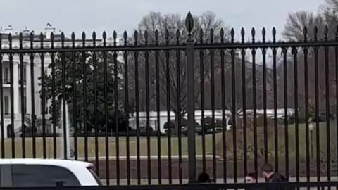 Viral Video: Secret Service swarms suspect after he scales White House fence