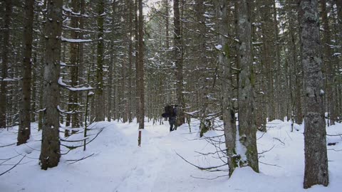 Winter Bushcraft Camp - 4 Days Off Grid [Full Documentary] - Reloaded from Bushcraft Bear🐻