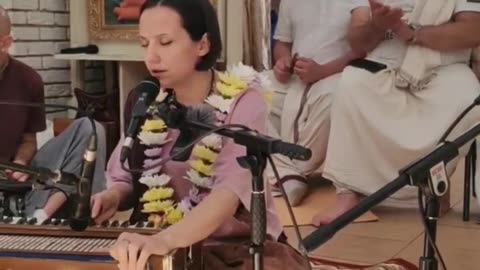 Temple kirtan at Iskcon Moscow, Russia August 2025