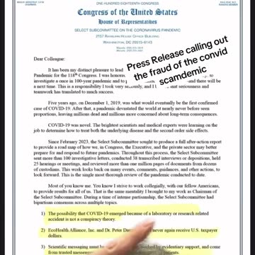 We told y’all about the scamdemic…. Now look…