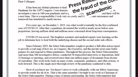 We told y’all about the scamdemic…. Now look…