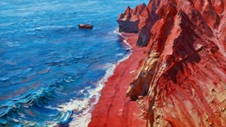 Crimson Tides - OpenSea Rarible NFT Art Rock Music Song