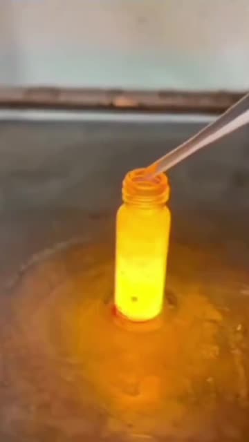 CHEMILUMINESCENCE, IT'S THE CREATION OF LIGHT THROUGH A CHEMICAL REACTION