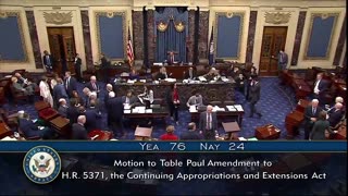 Senate OVERWHELMLINGLY votes to TABLE Rand Paul's "Hemp Amendment."
