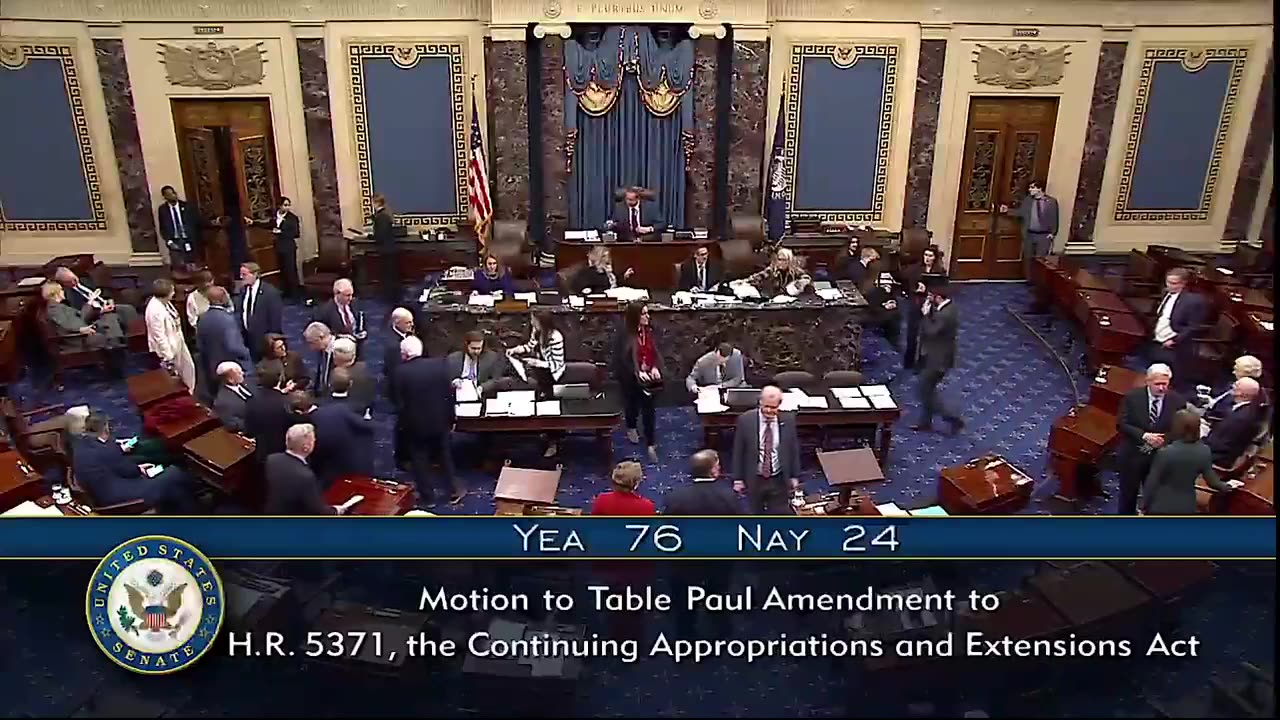Senate OVERWHELMLINGLY votes to TABLE Rand Paul's "Hemp Amendment."