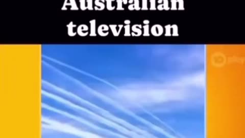 Planes spraying in the sky Australian television