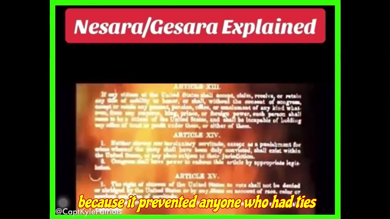 MUST WATCH! ~ Nesara / Gesara Explained In Detail .......