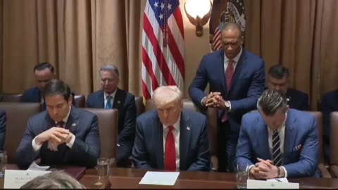 How President Trump starts his first Cabinet meeting says it ALL