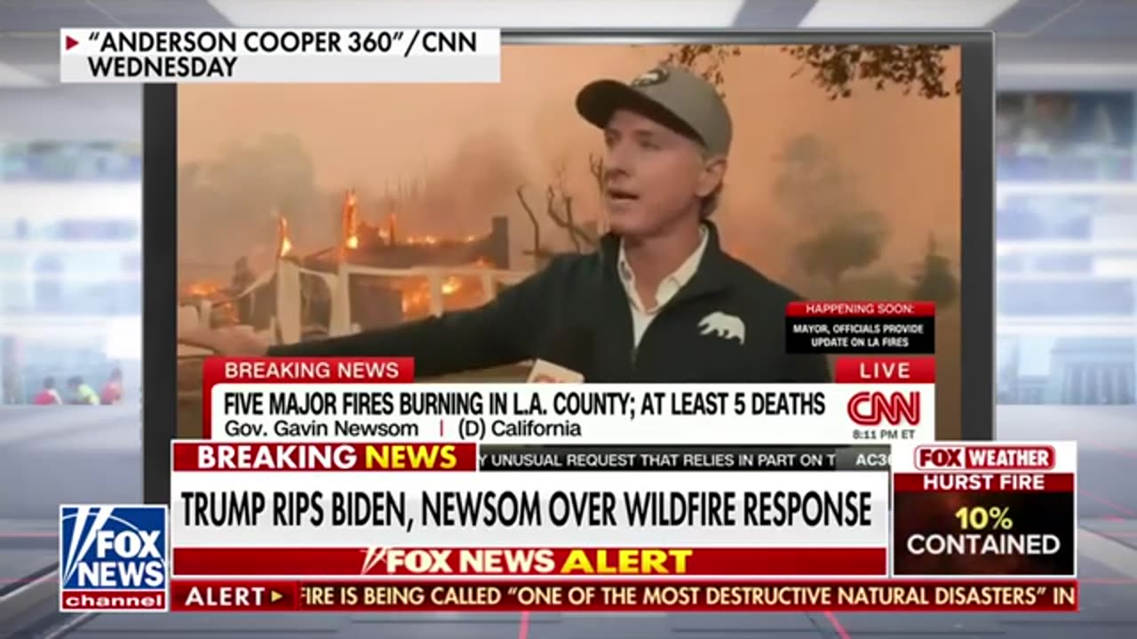 ‘INCOMPETENT’: Trump hits Newsom for handling of catastrophic wildfires