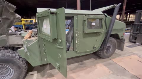 Ballistic Armor Mounting for Armored Humvees