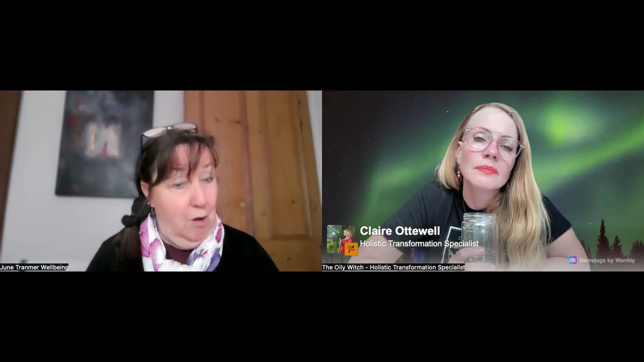 Magical Human Show with Claire Ottewell and me!