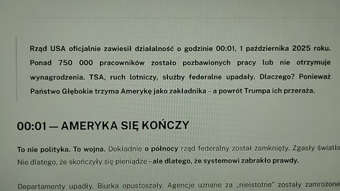WYKONANIE ZAMKNIĘCIA: SYSTEM WŁAŚNIE SIĘ ZAPALIŁ — 750 000 PRACOWNIKÓW ZAMROŻONYCH,...