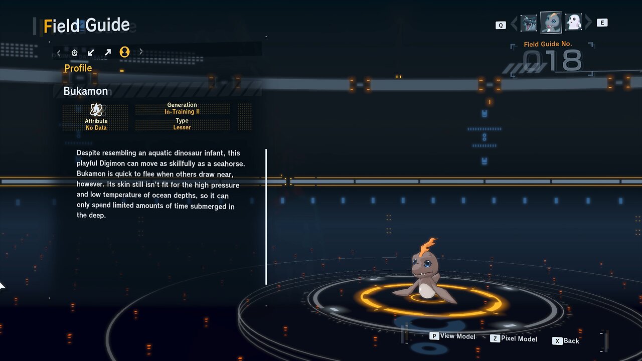 bukamon all digivolution/de-digivolution/profile Digimon Story Time Stranger