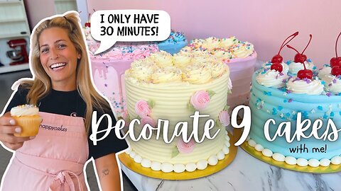 Satisfying Un-Edited Cake Decorating [No Talking] [No Music]