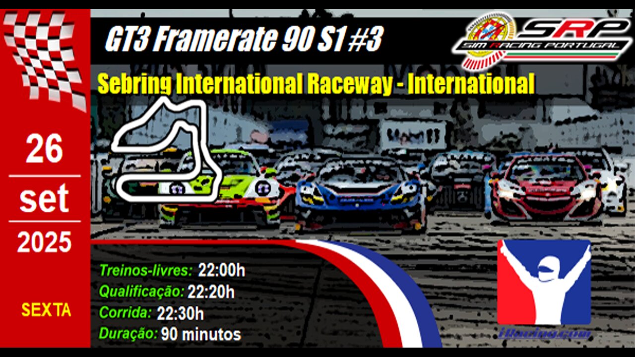 🇵🇹 [iRacing Live] 🇵🇹 GT3 Framerate 90 S1 @ Road America - Full Course