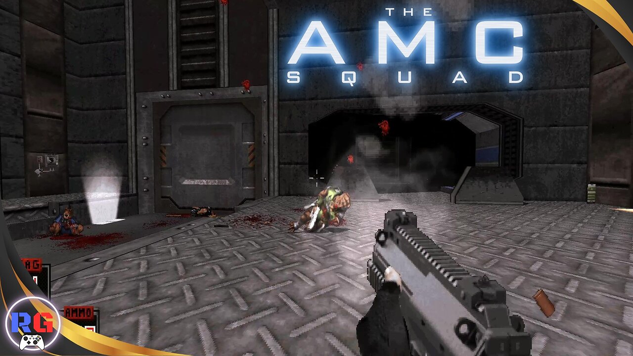 A Retro-Modern Fps Game Made On The Build Engine! The AMC Squad Gameplay