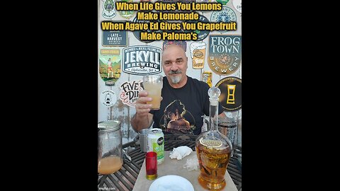 Tequlia Grapefruit Paloma Summer Cocktail