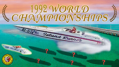 Apache 41' Island Runner - 1992 Budweiser Key West World Championships (Race Clip)