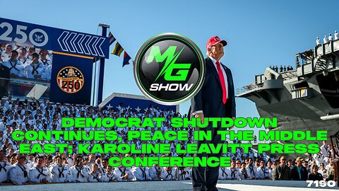 Democrat Shutdown Continues, Peace in the Middle East; Karoline Leavitt Press Conference