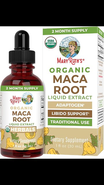 MaryRuth Organics Maca Root, 1 FZ