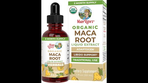 MaryRuth Organics Maca Root, 1 FZ