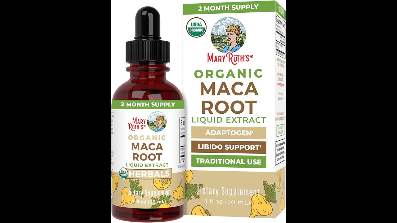 MaryRuth Organics Maca Root, 1 FZ