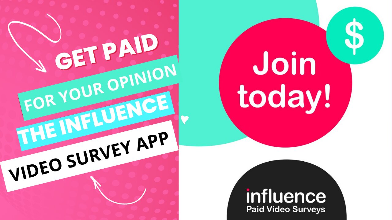 Turn Video Surveys Into Cash With The Influence App